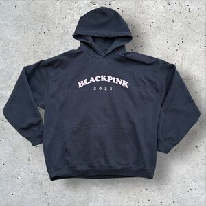 BLACKPINK 2023 Tour Hoodie XL Black Pink Graphic Kpop Sweatshirt Unisex